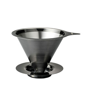 Hario V60 Double Mesh Metal Dripper 02 - Matte Black