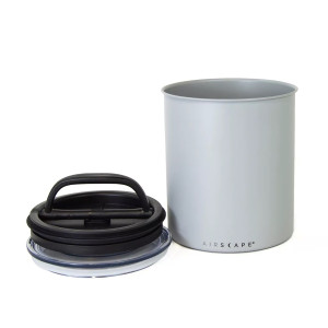 Airscape Metal Box 1kg – Contenitore ermetico in acciaio per la conservazione del caffè e altri alimenti.