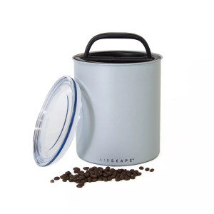 Airscape Metal Box 1kg – Airtight steel container for storing coffee and other foods.