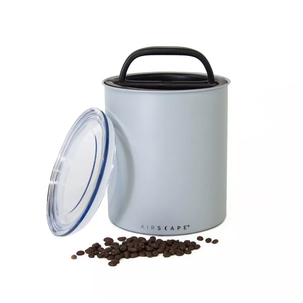 Airscape Metal Box 1kg – Airtight steel container for storing coffee and other foods.