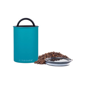 Airscape Metal Box - Airtight steel container for storing coffee and other foods.