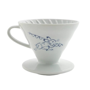 Hario V60-02 Ceramic Dripper - Tachikichi Choju Giga Edition