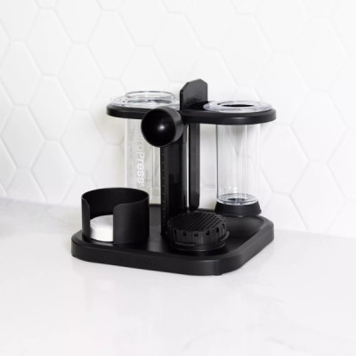 AeroPress coffee station organizer – countertop holder for accessories