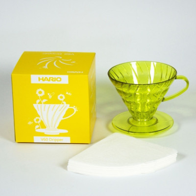 Hario V60 Coffee Dripper 02 – Sunflower Yellow Edition | 360Caffe Shop