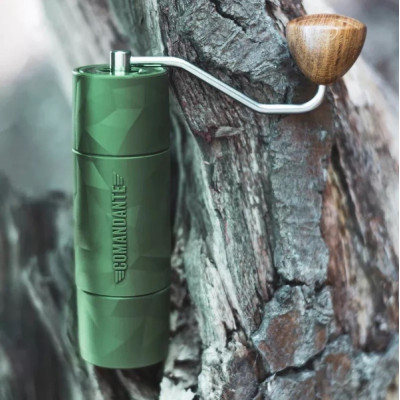 Comandante X25 Trailmaster Forest manual coffee grinder for espresso and filter