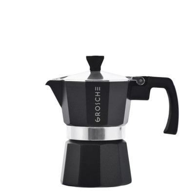 Grosche Milano - 3 Cup Moka Pot - Black