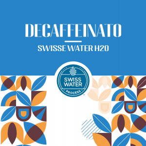 Pack of Arabica coffee naturally decaffeinated with the Swiss Water® H2O method, without chemicals.
