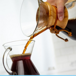 Chemex - Caffettiera manuale in vetro per caffè filtro