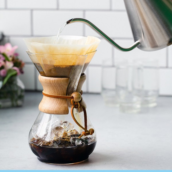 Chemex - Caffettiera manuale in vetro per caffè filtro