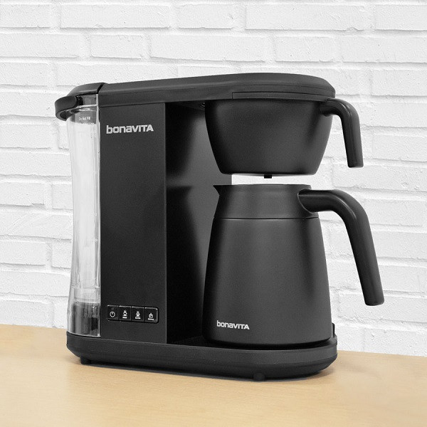 Bonavita Enthusiast Coffee Brewer 8 tazze Drip  con caraffa termica nera – Certificato SCA  Home Brewer